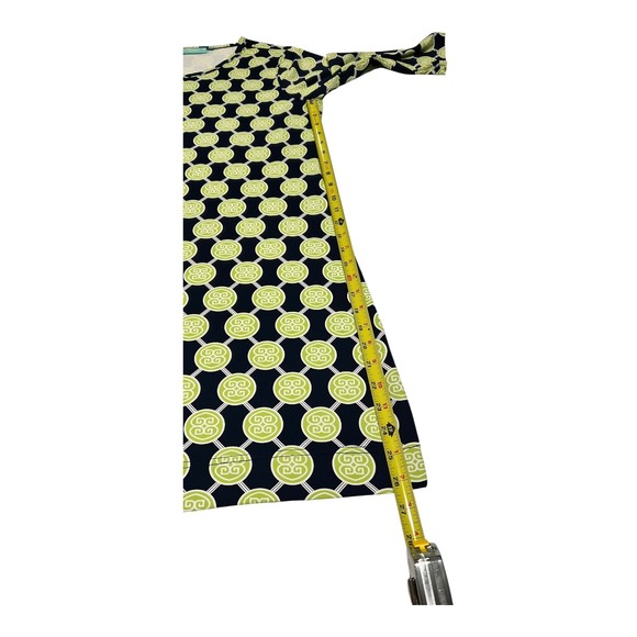 Anthony's XL Dress Geometric Print‎ Long Sleeve Navy Green White Career - Picture 10 of 14